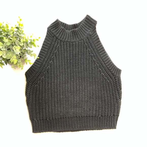 Like Mynded Mock Neck Sleeveless Sweater Tank - Picture 3 of 9